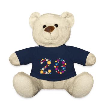 Flowers 20 - Teddy Bear - french navy - Front
