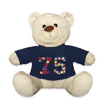 Flowers 75 - Teddy Bear - french navy - Front