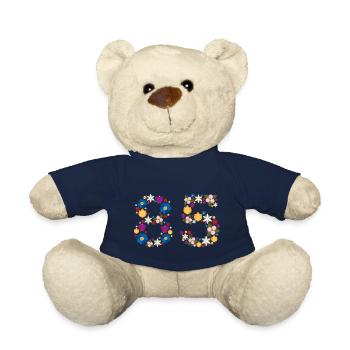 Flowers 85 - Teddy Bear - french navy - Front