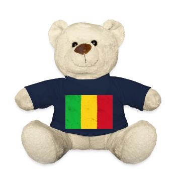 Drapeau du Mali - Nounours - bleu marine - Devant