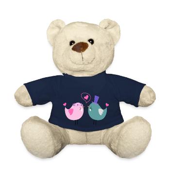 Vogel-Brautpaar - Teddy - French Navy - Vorne