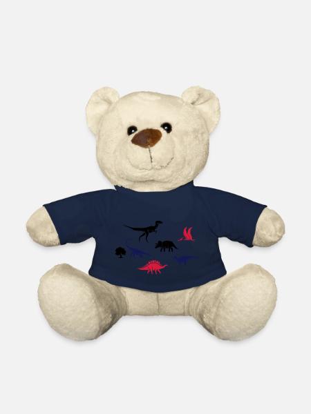 Des dinosaures pour les enfants - Nounours - bleu marine