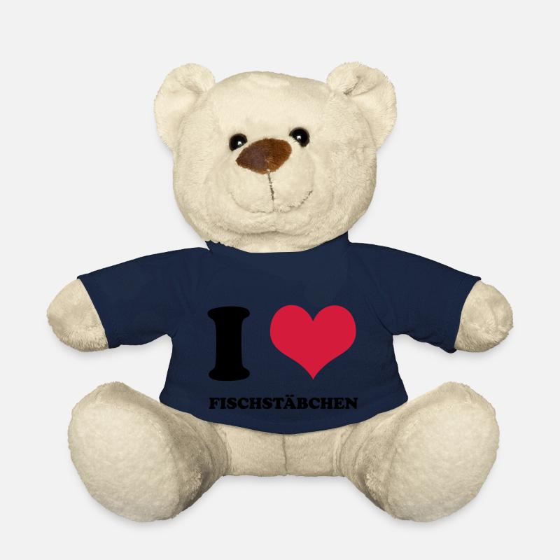 I Love Fischstäbchen - Teddy - French Navy