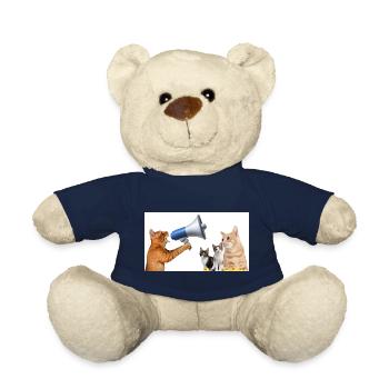 Cat Law - Teddy Bear - french navy - Front