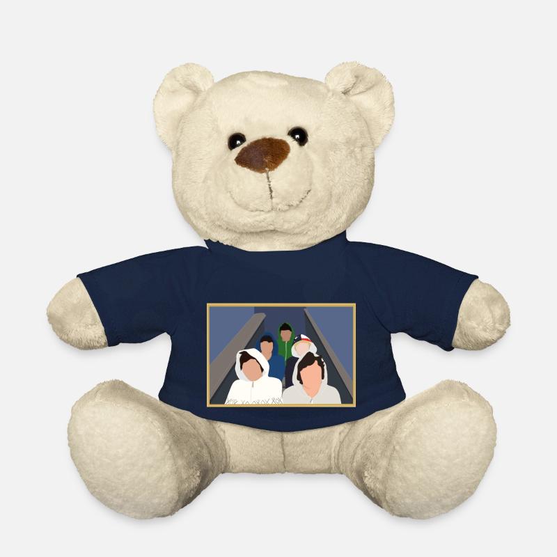 Boys stairs - Teddy Bear - french navy
