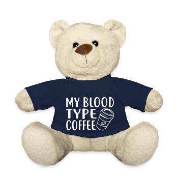 My Blood Type Coffee - Teddy - French Navy - Vorne