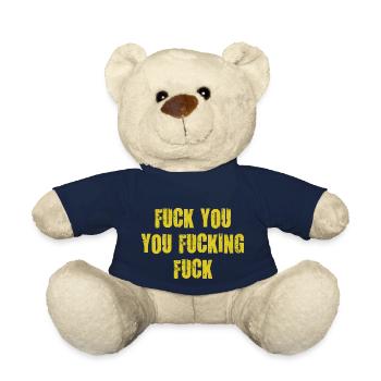 Fuck you fucking fuckuck - Nounours - bleu marine - Devant