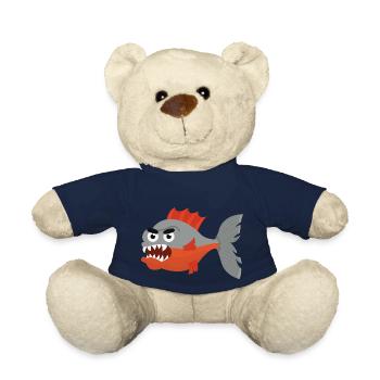 Piranha - Teddy Bear - french navy - Front