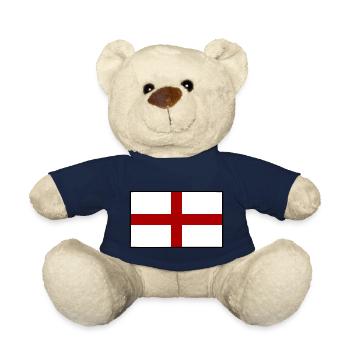 England - Teddy Bear - french navy - Front