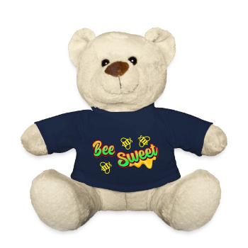 Abeille sucrée - Nounours - bleu marine - Devant