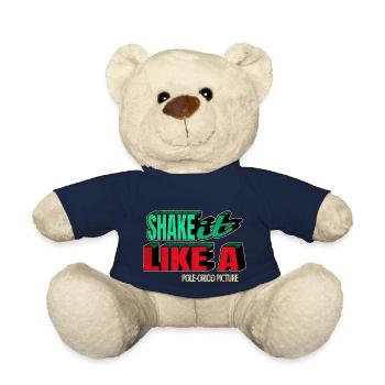 Computer Dinosaur Fan Fairy Tail Beards - Teddy Bear - french navy - Front