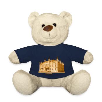 Bützow Town Hall Rostock Mecklenburg-Vorpommern - Teddy Bear - french navy - Front