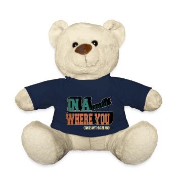 deer antlers climate protection best tshirt green - Teddy - French Navy - Vorne