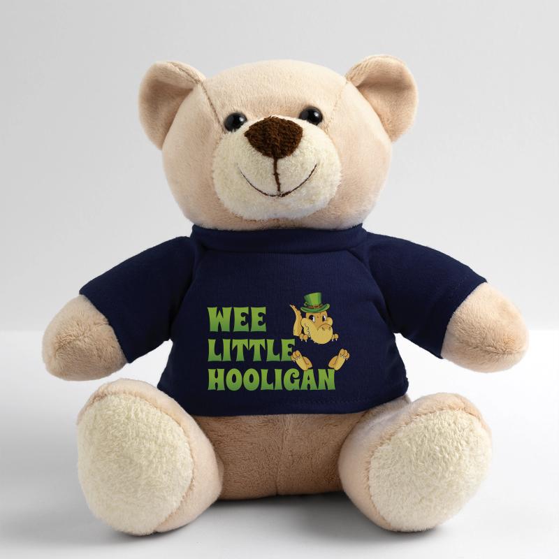 Wee Little Hooligan T-Rex Dinosaurier St Patrick Tag Teddy