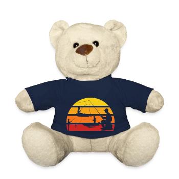Vintage Sonnenuntergang Fischerboot Angler - Teddy - French Navy - Vorne