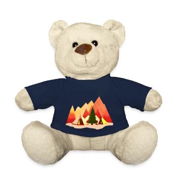 Camping Camping-car Tentes cadeaux Caravan Camp - Nounours - bleu marine - Devant