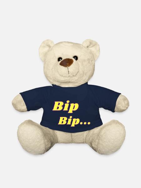 Bip Bip - Des designs amusants et originaux - Nounours - bleu marine
