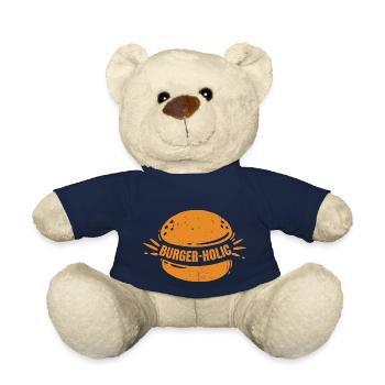 Burger-holic Meat Buns Food Hamburger - Teddy - French Navy - Vorne