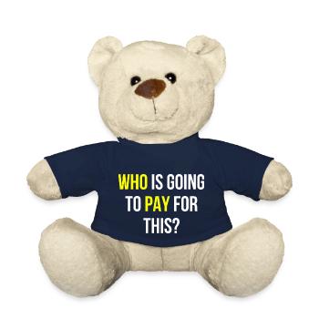 Politique Dire anglais - Nounours - bleu marine - Devant