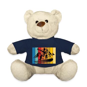 Retro-Skifahren - Teddy - French Navy - Vorne
