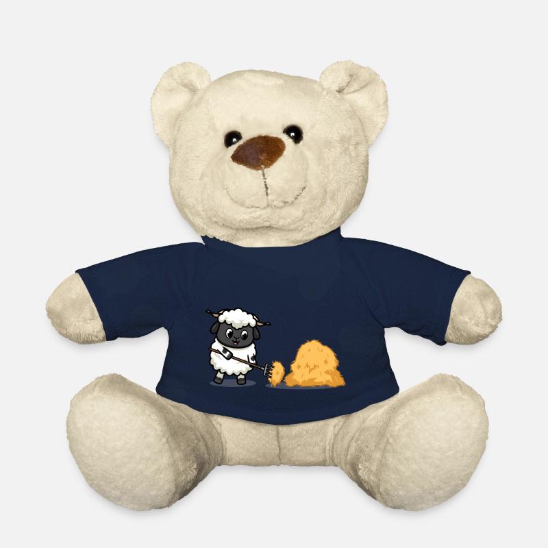 Moutons de travail - Nounours - bleu marine