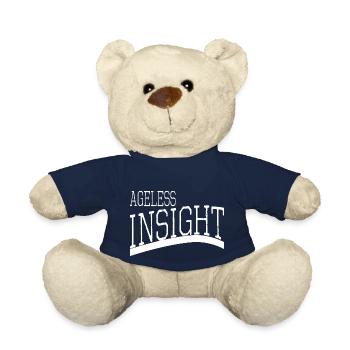 wisdom teachings funny quote wise decisions - Teddy Bear - french navy - Front