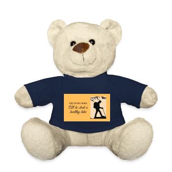 Hiking and its benefits - Teddy Bear - french navy - Front