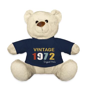 Original parts 1972 - Cadeau d Anniversaire 52 ans - Nounours - bleu marine - Devant
