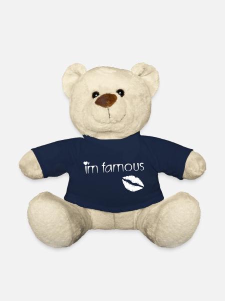 I'M FAMOUS - Nounours - bleu marine