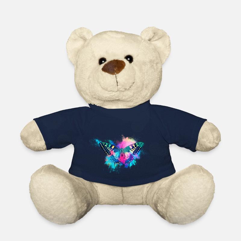 Nature animals colorful - Teddy Bear - french navy