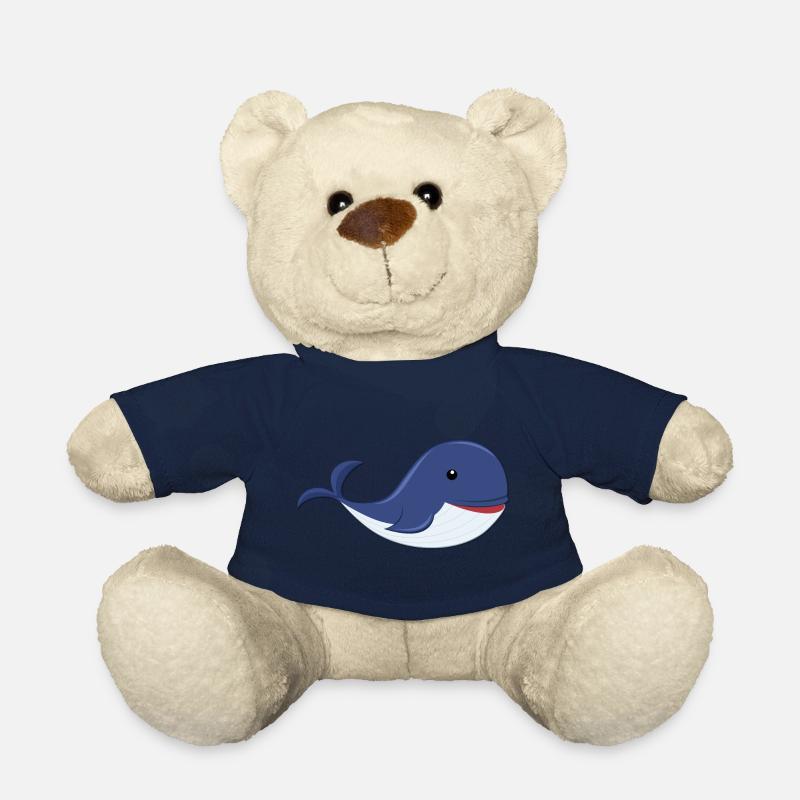Baleine - Nounours - bleu marine