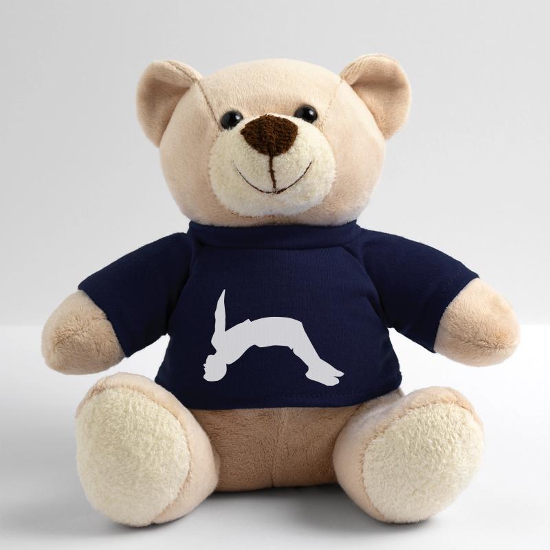 Backflip white Teddy Bear