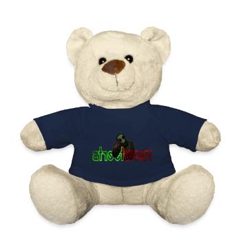streetwear gas mask - Teddy Bear - french navy - Front