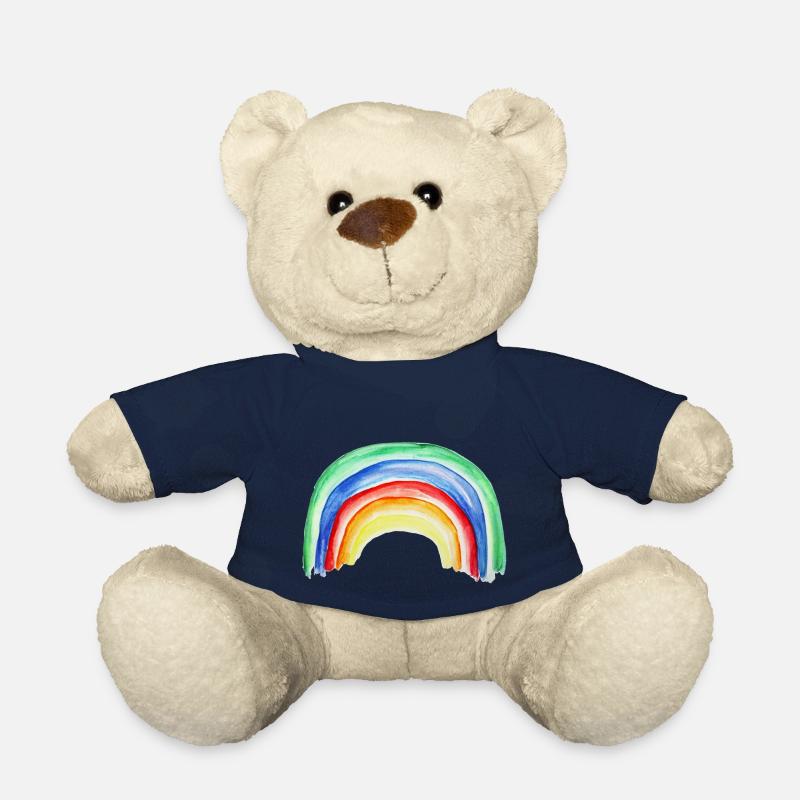 arc en ciel arc en ciel - Nounours - bleu marine