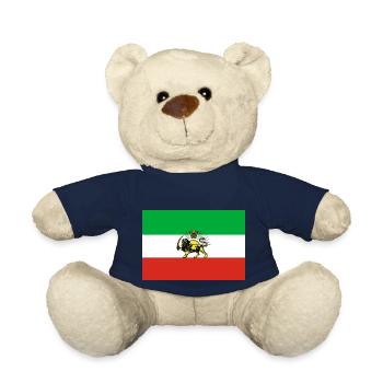 Persisch / iranische Flagge für Pahlavi Shah - Teddy - French Navy - Vorne