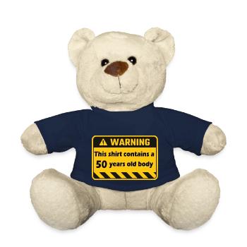 Warning 50 years - Teddy Bear - french navy - Front