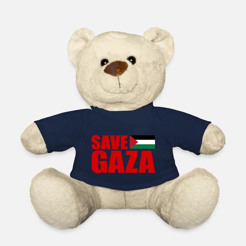 Save gaza - Nounours - bleu marine