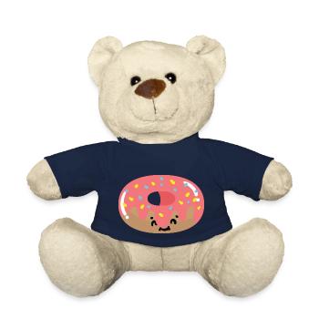 Beignet kawaii - Nounours - bleu marine - Devant