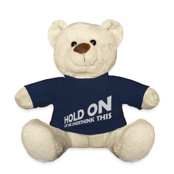 Let me overthink this - Teddy Bear - french navy - Front