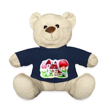 Birch castle cute kids - Teddy Bear - french navy - Front