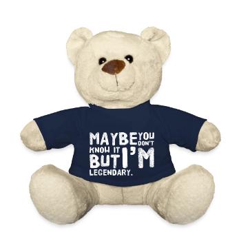 Peut-être que vous ne le savez pas MAIS je suis légendaire NOUVEAU Design - Nounours - bleu marine - Devant