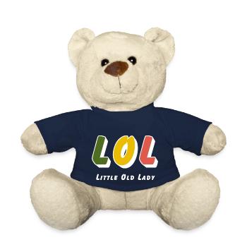 LOL - Petite vieille dame - Nounours - bleu marine - Devant