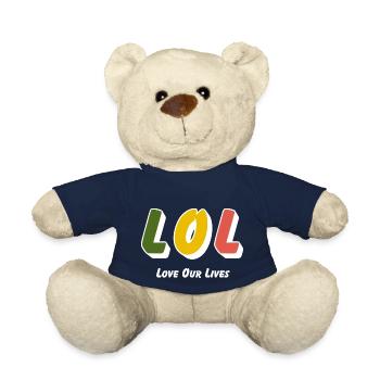 LOL - Aimez nos vies - Nounours - bleu marine - Devant