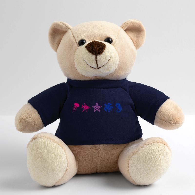 Subtle Pride Sea Creatures Beach Summer Teddy Bear