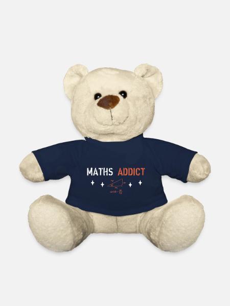 Maths Addict - Nounours - bleu marine