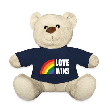 Love Wins Regenbogen - Teddy - French Navy - Vorne