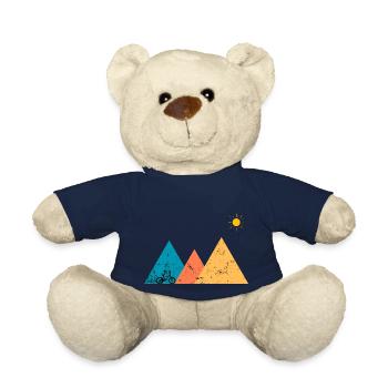 Mountain Biking Forms - Teddy Bear - french navy - Front