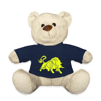 Stier Stierkopf Kopf Logo Steak Beast Gym Horn - Teddy - French Navy - Vorne
