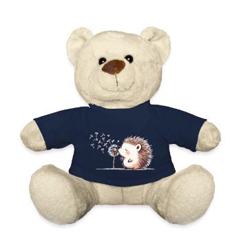 Igel mit Pusteblume - Teddy - French Navy - Vorne