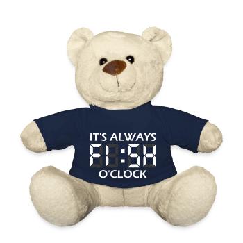 C’est toujours l’heure de la pêche - Nounours - bleu marine - Devant